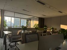 昆泰国际大厦 5房间+25工位 高区西向 电动门带前台