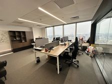 京广桥 高级项目 京广中心 高区落地窗设计 西北朝向