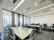 万博 德舜大厦 奥园国际中心 精装3隔间带办公家具写字楼出租