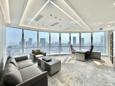 大气老总室·无遮挡视野·天府广场400平职场丨7隔间27卡位