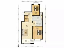 【拥金1】星澜园 2室1厅 107.51平 南北