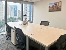 融都国际大厦 可短租 雷格斯直租无费!靠窗4到5人间品牌家具