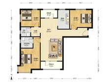 海景文苑西区 三室两卫 精装修 中间楼层 诚意出售 看房方便