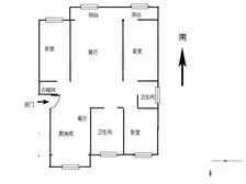 有钥匙 飞机3室2厅2卫133平 艺康苑(静安) 楼层好诚售