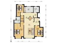 必看好房 维护人推荐 保利云禧 3室2厅 127.13平