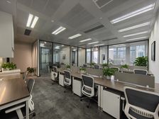 陆家嘴品质精装4隔断18工位 拎包入住户型方正 近地铁可注册