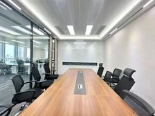 琶洲西区磨碟沙口环球梦大厦写字楼出租正对电梯口带家私