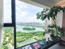 瀚清华府看湖,南北对流清飞课本,拎包入住,带车位可2万上车