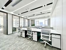 初创过渡房源丨双面采光·艺术装修丨3隔间16卡位·楼下电梯口