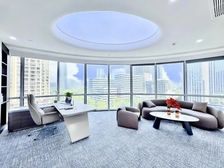 视野无敌·接待老总室丨看双塔·地铁上建丨企业办事处选丨金融城