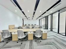 汇金中心 高层电梯口 438方 配家具 交通便利