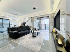 陈家桥轻轨站口,富力院士庭B区,全新装修横厅四房双卫