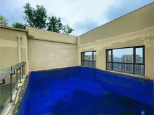 华润空中别墅【带私家游泳池】花园200平,出门地铁口