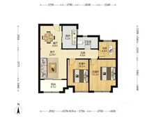 上实海上公元 3室2厅 86.01平