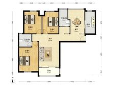 保利湖畔阳光苑二期 3室2厅 120.56平