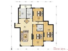 建德花园百合苑 138.82平3居 南北向中装修 方便看房