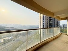 业主急售!只有一种大平层叫棕榈泉!一梯一户丶弧形观江大阳台