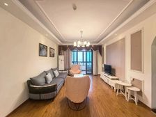 坐看假山美景,紫御江山紫峰 3室1厅1卫 精装修,看花园的中