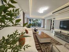 西郊华城全新现代装修客厅大落地窗大花园方便停车紧邻夏都小镇