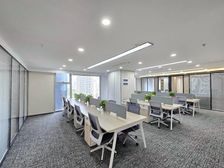 新上房源!双地铁禾盛京广中心240平3房办公 全新装修 自控