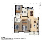 天台家园,朝南精装3房,户型正气,楼层好老少皆宜,价格可谈