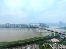 江北嘴 头排看江大平层 1梯1户豪华装修 横厅大阳台 急售