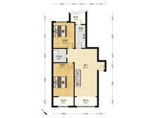 惠德公寓南北通蕞好户型赠送3阳台 1梯2户 老西门板块好品质