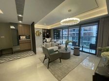 沙滨路头牌江景洋房 T2板式横厅 全玻璃幕墙落地窗 送车位使