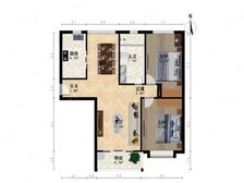 华升新苑,南北通透两房,小区中间位置,采光,满五税费较少