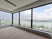 小区前排江景房,南北通全明户型,距江50米
