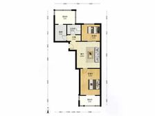 【拥金1】万维花园 2室1厅 77.99平 南北 中楼层