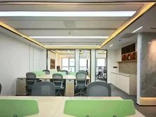 三元桥三环边第三置业写字楼丨精装100平2隔间丨落地窗可注册