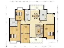 珠光御景湾 4室2厅 142.73平101万带精装修,看房约