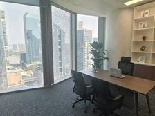 双采光望江办公室 全新装修高端配套 300方 2隔间