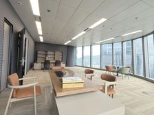 前海地标 前海世贸大厦 全新装修 高区电梯口看海景 家私齐全