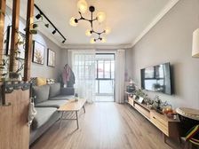 金运路地铁房 南北通2房 现代简约风精装修 步梯中高楼