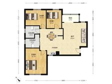 园景苑3房房型正气人气旺 高区视野好 有车位 地铁8和9号