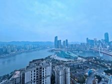 江北嘴CBD,寰宇天下天玺,全江景豪装大平层,看两江交来福士