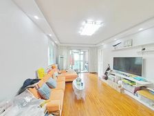 花园位置四房+景观楼层户型方正+看房随时方便+有产权车位J售