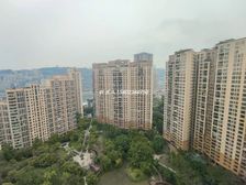 急售!观音桥商圈 华新街轻轨站 板式大平层 朝南 看中庭看江