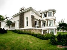 江北区石马河,佰富高尔夫看江独栋别墅,花园一亩,单层200平