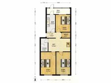 【拥金1】华育里 3室1厅 70.48平 南北通透 1楼
