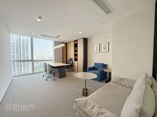 东南双面采光 大冲商务中心豪装500平电梯口 带家私