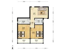 视野开阔 全明景观!建工小区电梯两房一厅热售近紧邻3,8号线