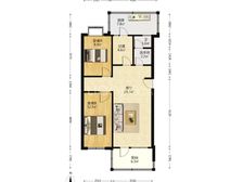 新海阳西街 49平2居 南北向中装修 随时签约