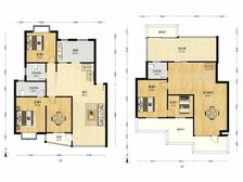 写意空间纯4楼复式200平267万