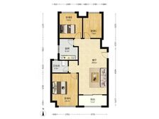 虹桥正荣府 3室2厅 93.9平