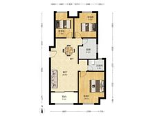 虹桥正荣府 3室2厅 93.9平