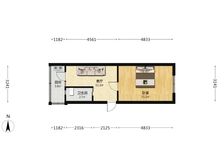 闽侯路片 信昌大楼 通透一居室 明厨明卫 私产 下瓦房地铁口