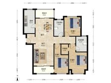 省税必看 臻庭二期 高区视野开阔 带产权车位 税费各付